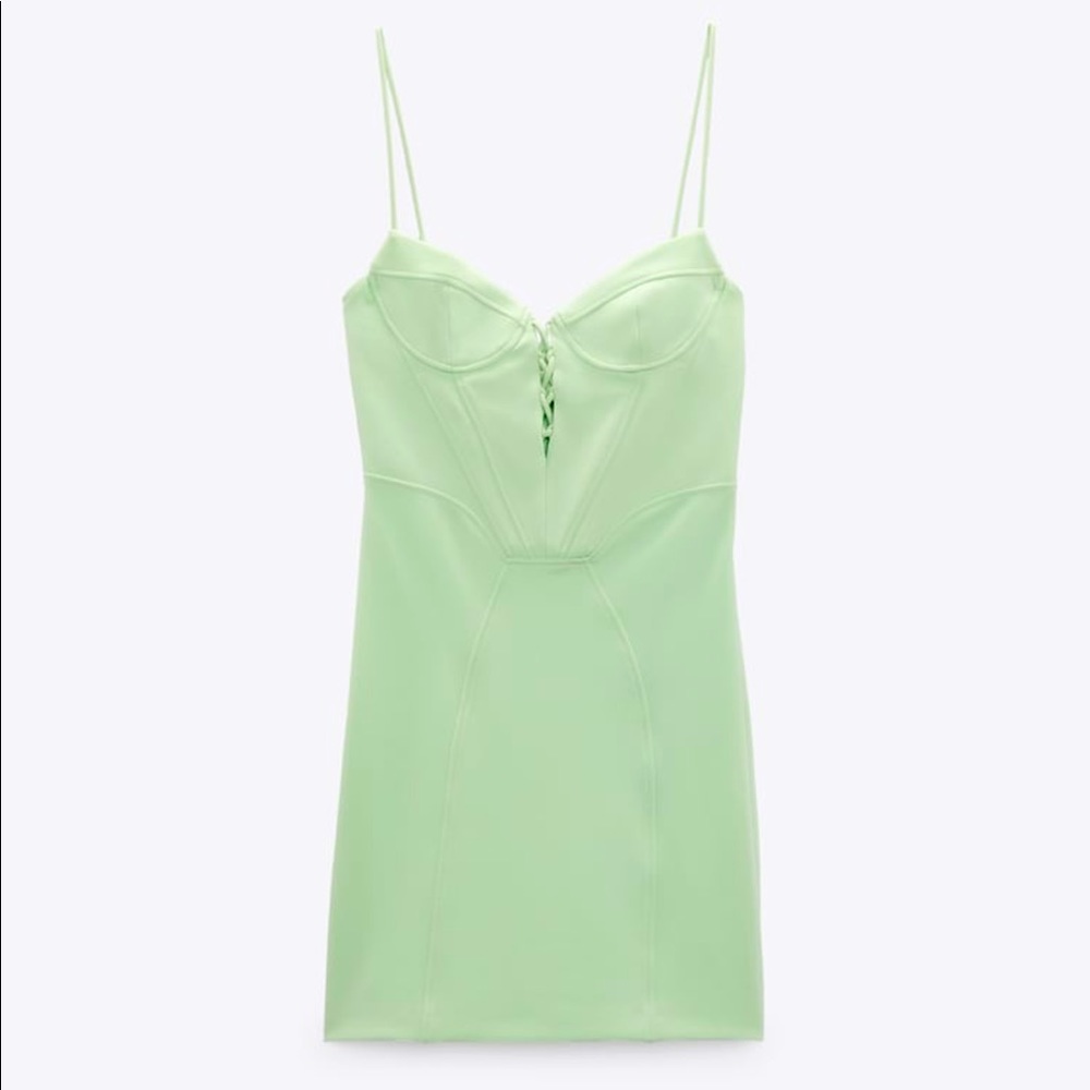Zara Neon Balconette Dress